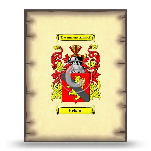 Hebard Coat of Arms Print
