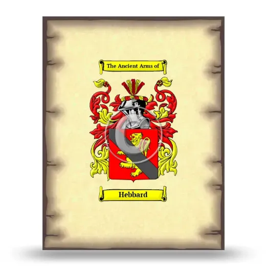 Hebbard Coat of Arms Print