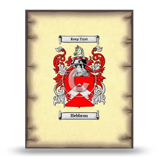 Hebbron Coat of Arms Print