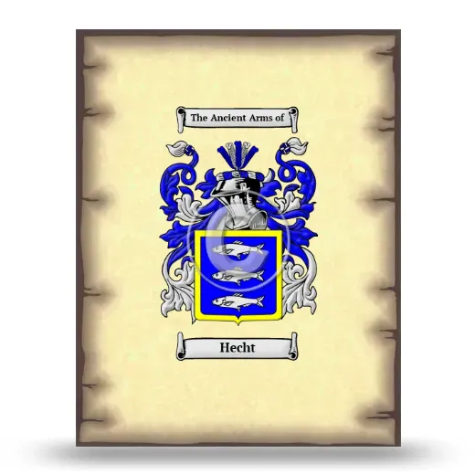 Hecht Coat of Arms Print