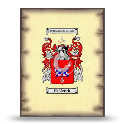 Hedderick Coat of Arms Print