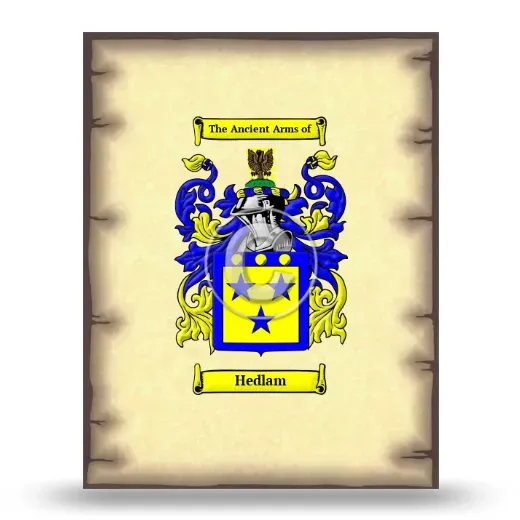 Hedlam Coat of Arms Print