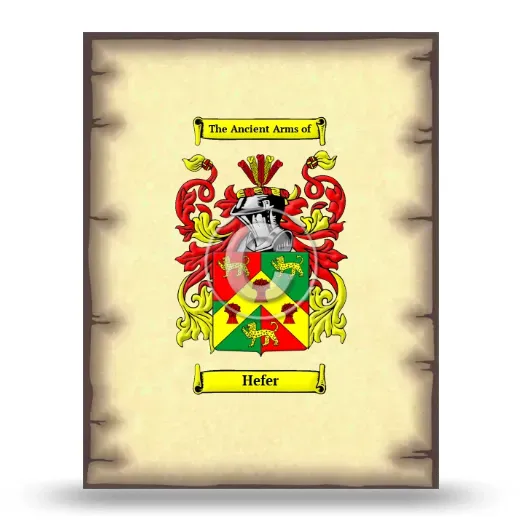 Hefer Coat of Arms Print