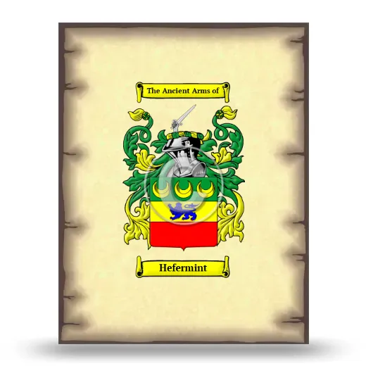 Hefermint Coat of Arms Print
