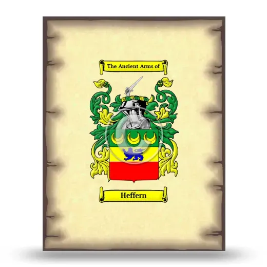 Heffern Coat of Arms Print