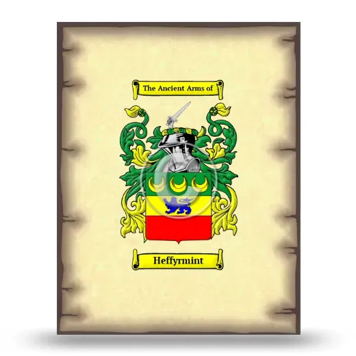 Heffyrmint Coat of Arms Print