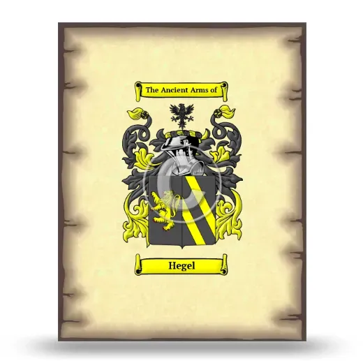 Hegel Coat of Arms Print