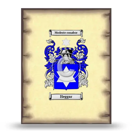 Heggar Coat of Arms Print