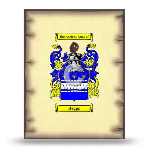 Heggs Coat of Arms Print