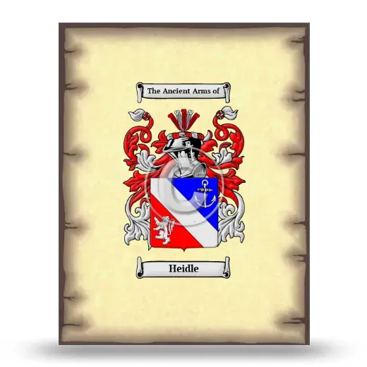 Heidle Coat of Arms Print