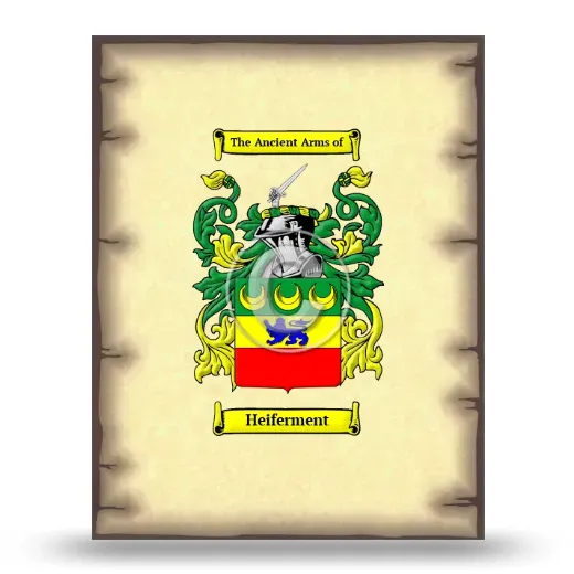 Heiferment Coat of Arms Print