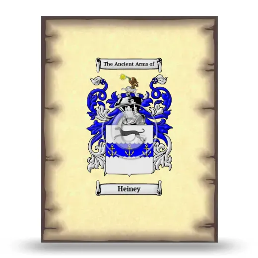 Heiney Coat of Arms Print