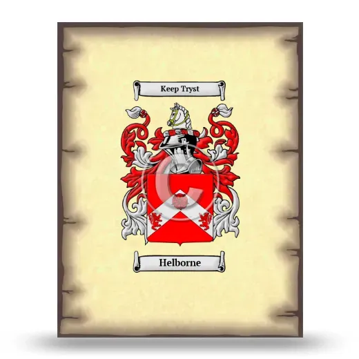 Helborne Coat of Arms Print