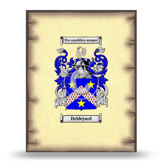 Heldeyard Coat of Arms Print