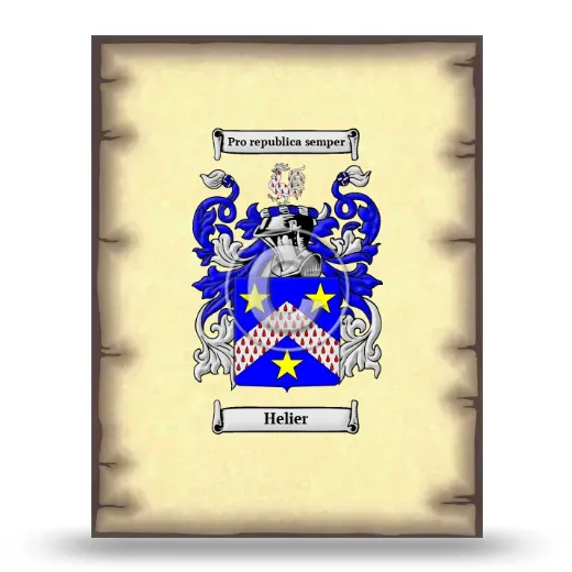 Helier Coat of Arms Print