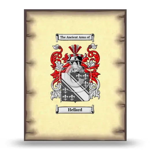 Hellard Coat of Arms Print