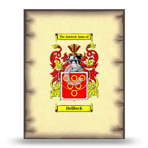 Hellbeck Coat of Arms Print