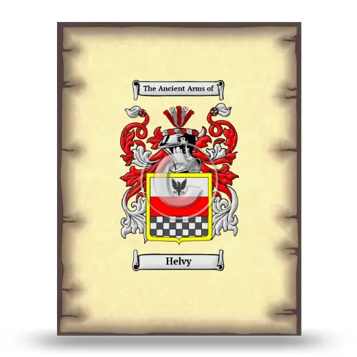 Helvy Coat of Arms Print