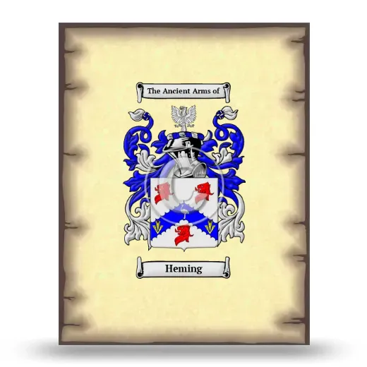 Heming Coat of Arms Print