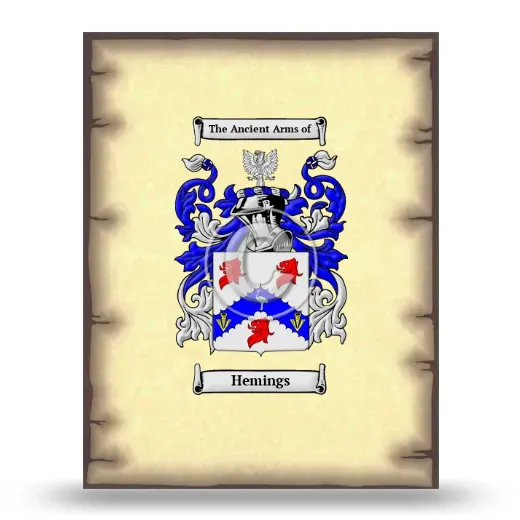 Hemings Coat of Arms Print