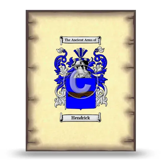 Hendrick Coat of Arms Print