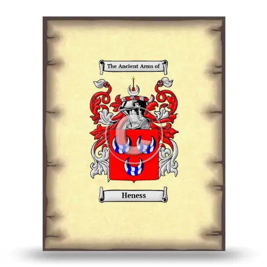 Heness Coat of Arms Print