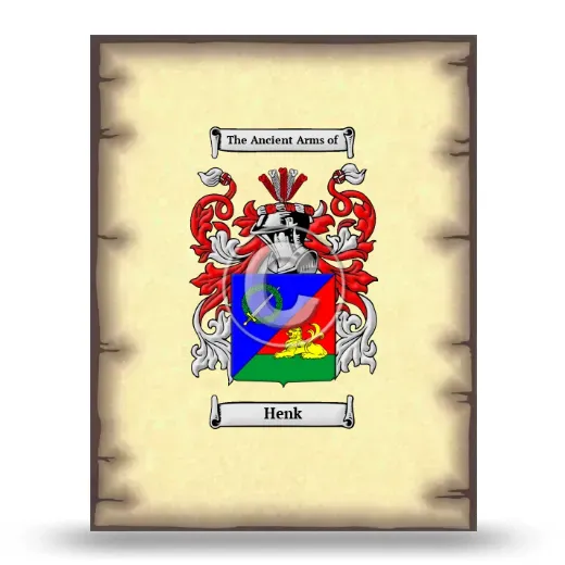 Henk Coat of Arms Print