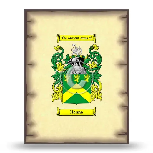 Henna Coat of Arms Print