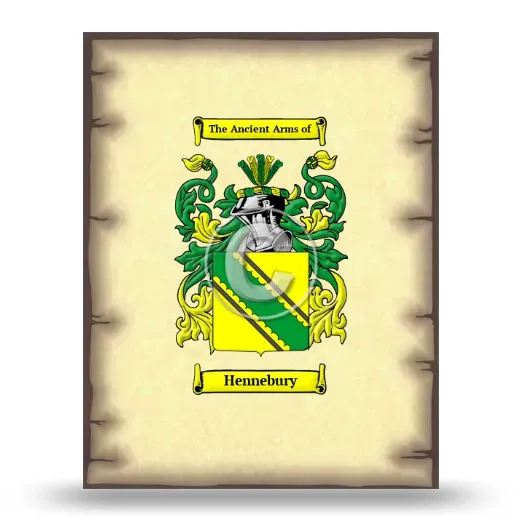 Hennebury Coat of Arms Print