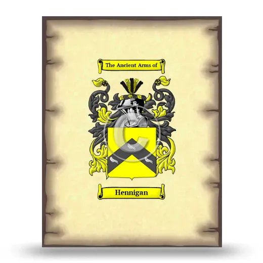 Hennigan Coat of Arms Print