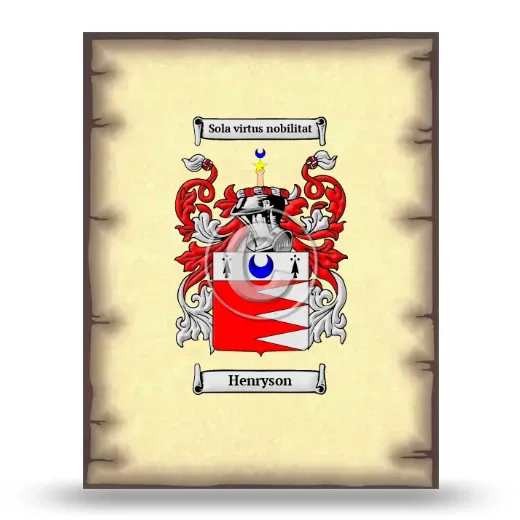 Henryson Coat of Arms Print
