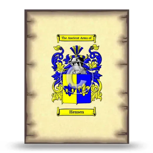 Hensen Coat of Arms Print