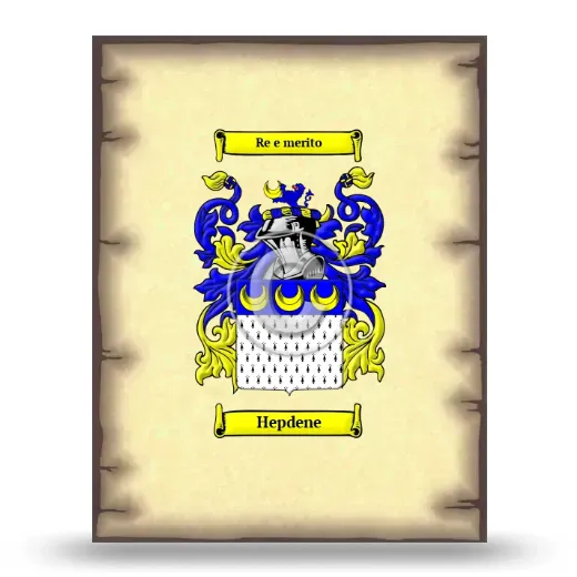 Hepdene Coat of Arms Print
