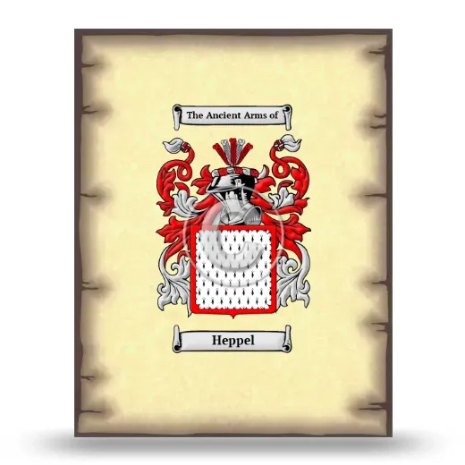 Heppel Coat of Arms Print