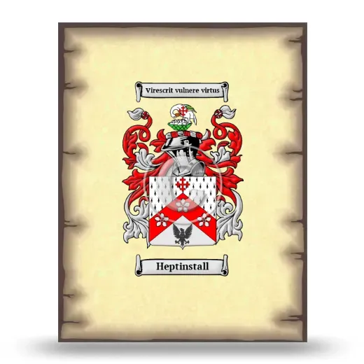 Heptinstall Coat of Arms Print