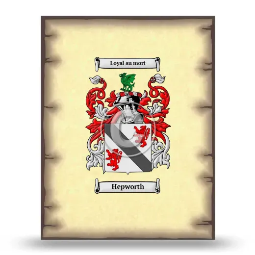 Hepworth Coat of Arms Print