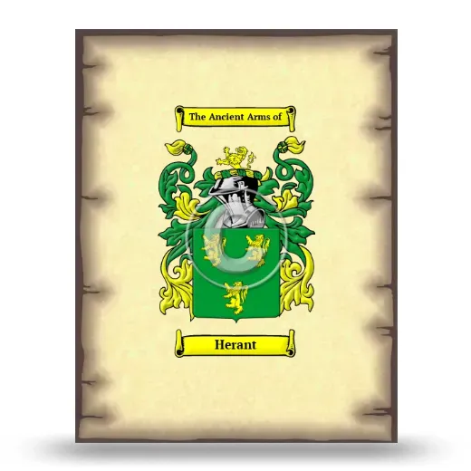 Herant Coat of Arms Print