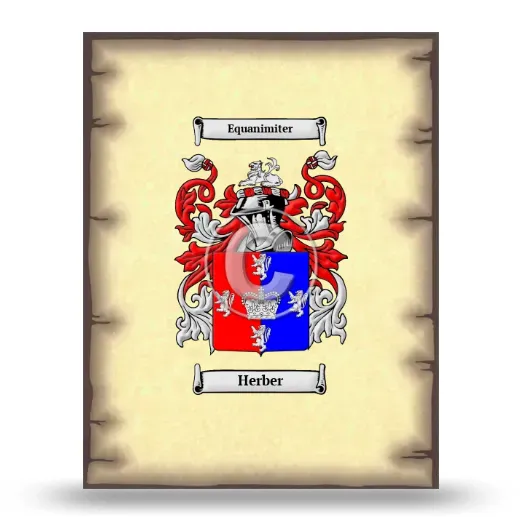 Herber Coat of Arms Print