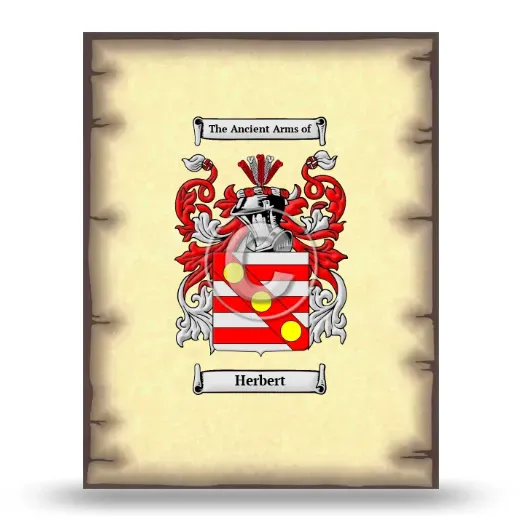 Herbert Coat of Arms Print