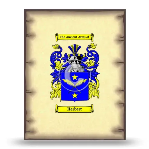 Herbert Coat of Arms Print