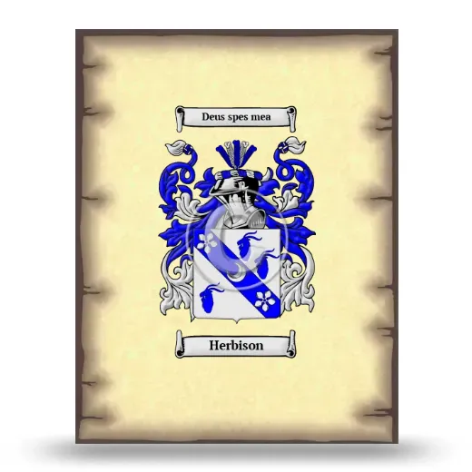 Herbison Coat of Arms Print
