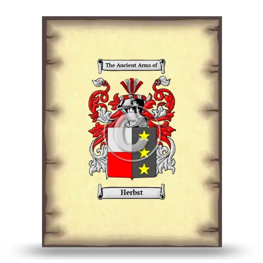 Herbst Coat of Arms Print