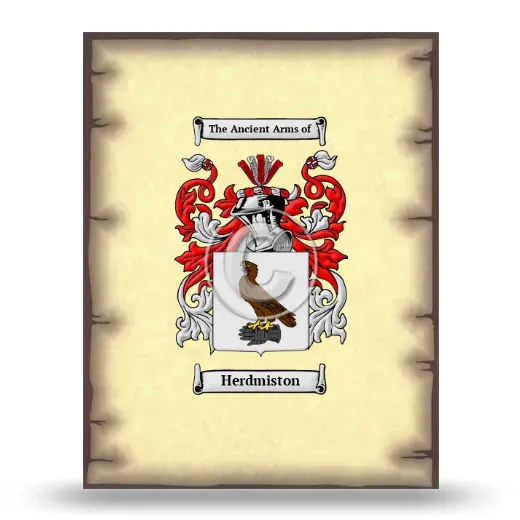 Herdmiston Coat of Arms Print