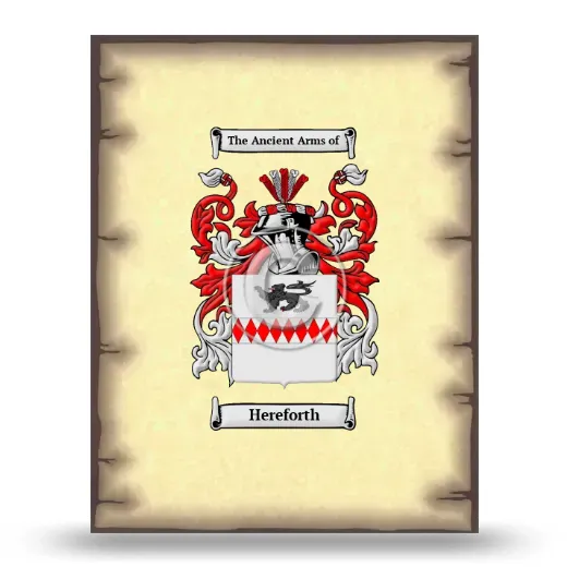 Hereforth Coat of Arms Print