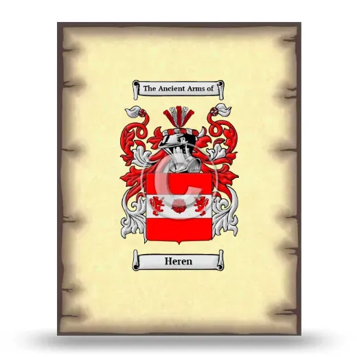 Heren Coat of Arms Print