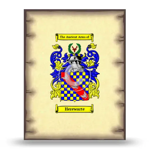 Herewarte Coat of Arms Print