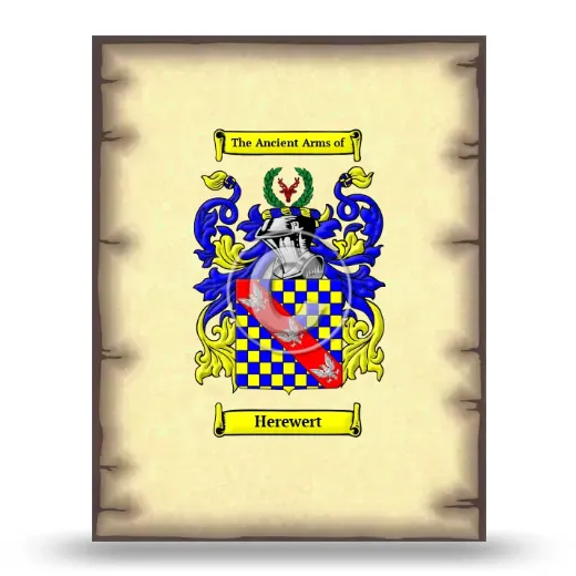 Herewert Coat of Arms Print