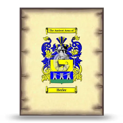 Herler Coat of Arms Print