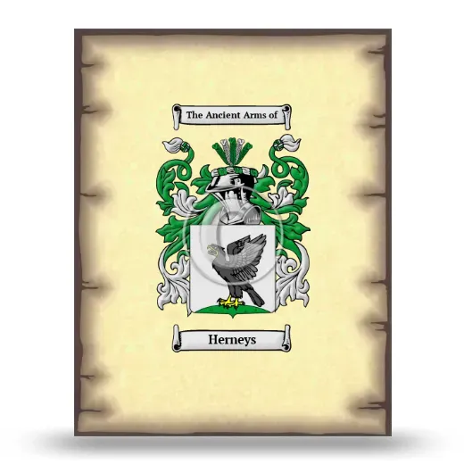 Herneys Coat of Arms Print