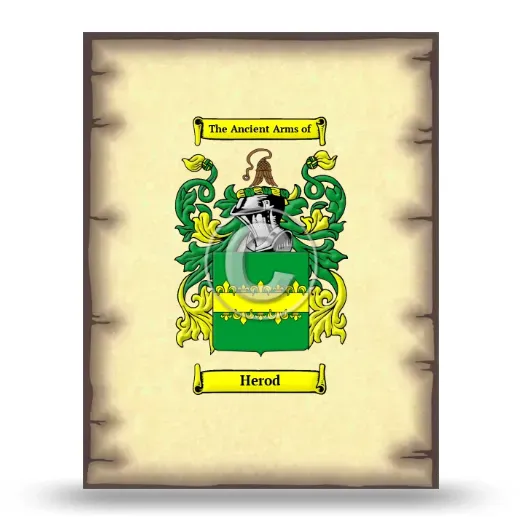 Herod Coat of Arms Print